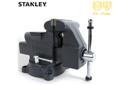 STANLEY/史丹利重型臺虎鉗鑄鐵桌虎鉗五金夾持工具