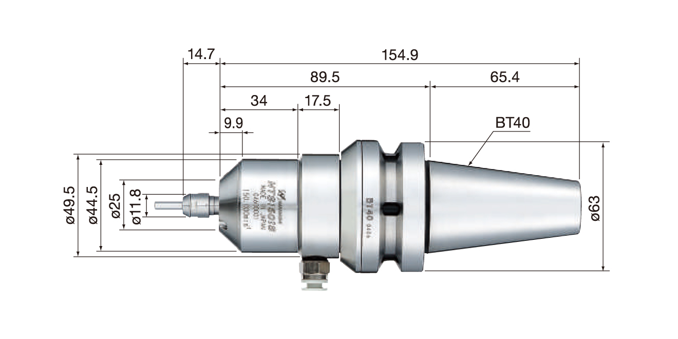 HTS1501S-BT40氣動(dòng)主軸尺寸.jpg